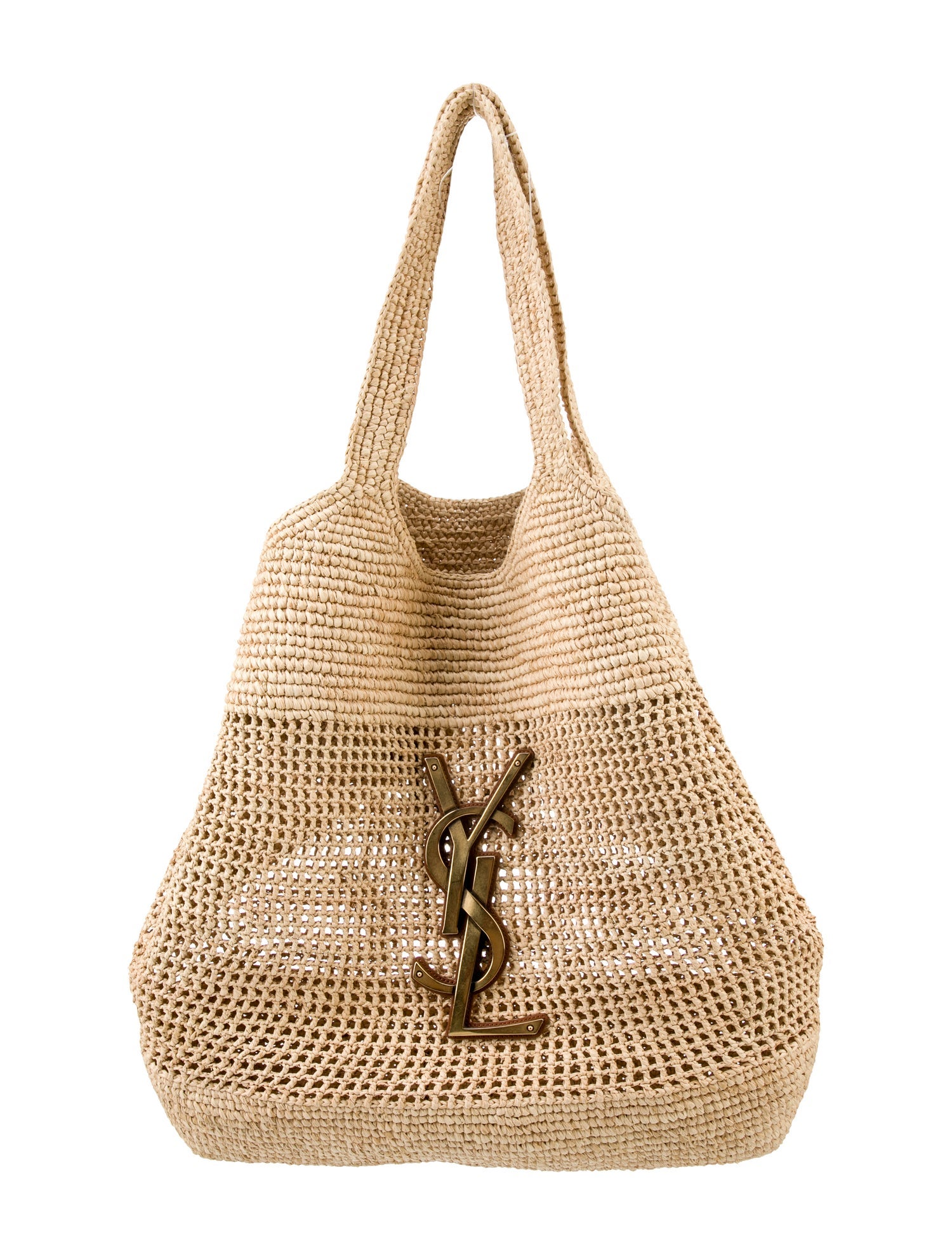 Saint Laurent Raffia Tote 2024