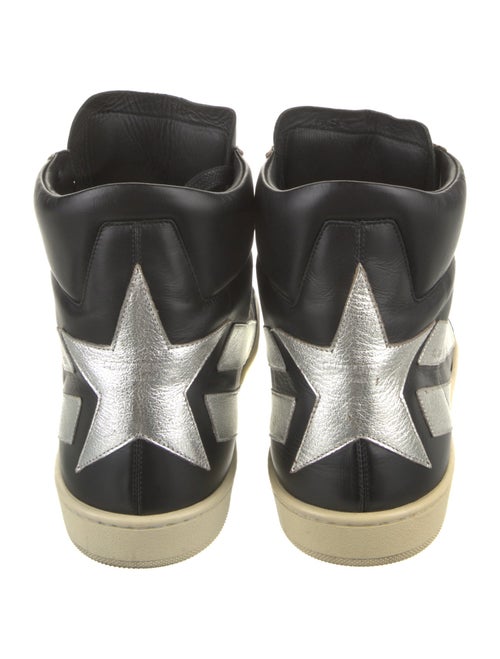 Saint Laurent Leather Printed Sneakers