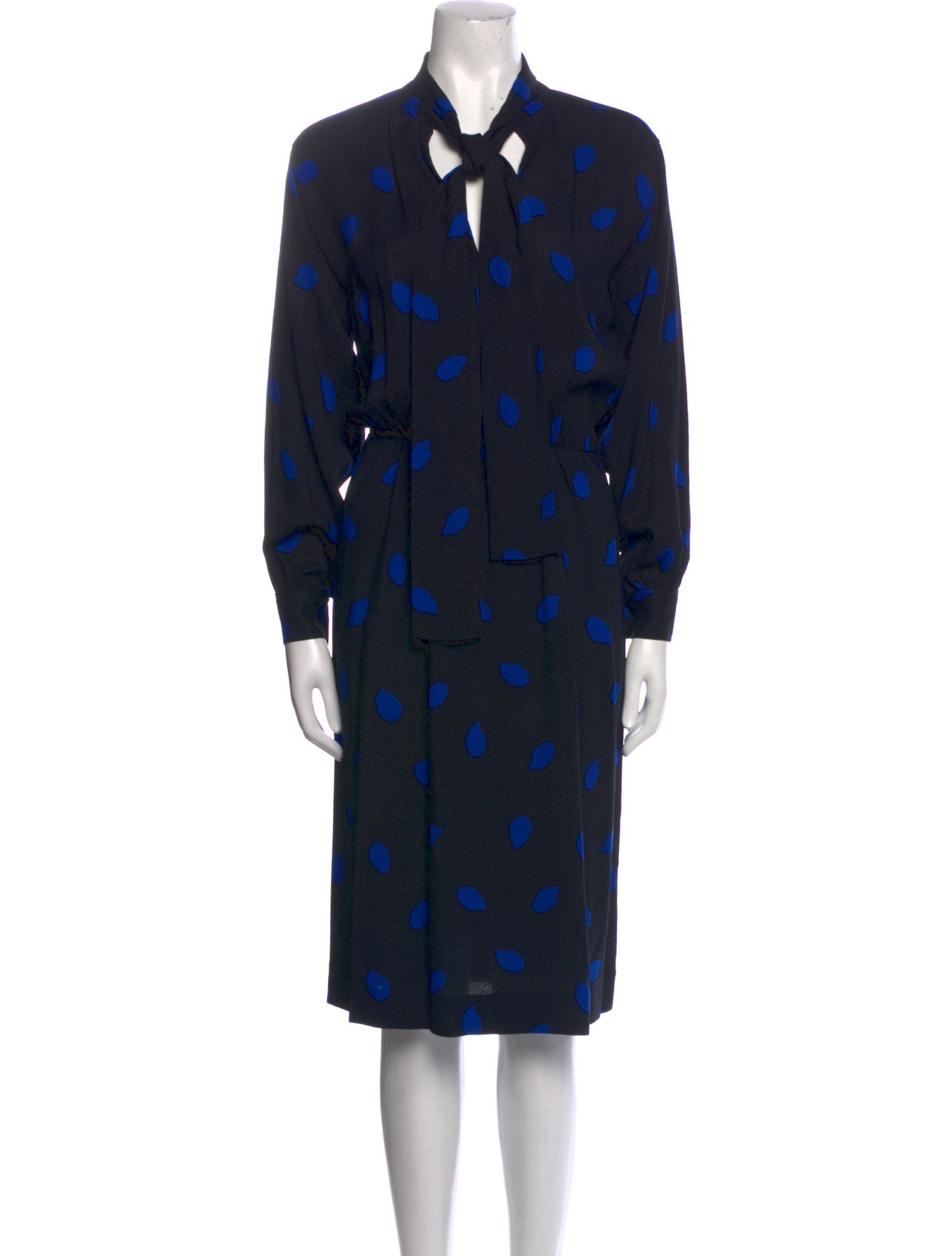 Yves Saint Laurent Rive Gauche Vintage Midi Length Dress