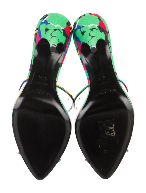 Saint Laurent PVC Printed Slides