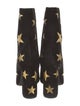 Saint Laurent Suede Printed Boots