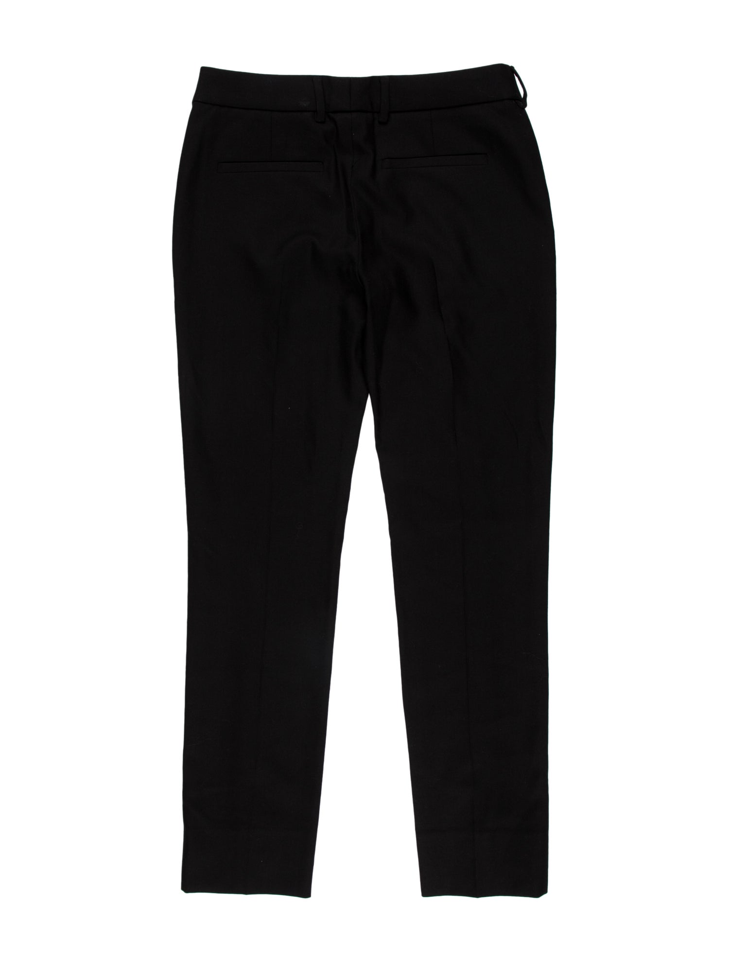 Saint Laurent Virgin Wool Straight Leg Pants