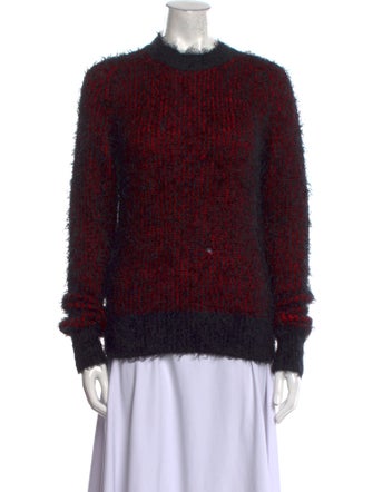 Saint Laurent Mohair Crew Neck Sweater