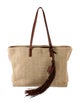 Saint Laurent Raffia Tote East West