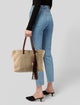 Saint Laurent Raffia Tote East West