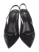 Saint Laurent Patent Leather Slingback Pumps