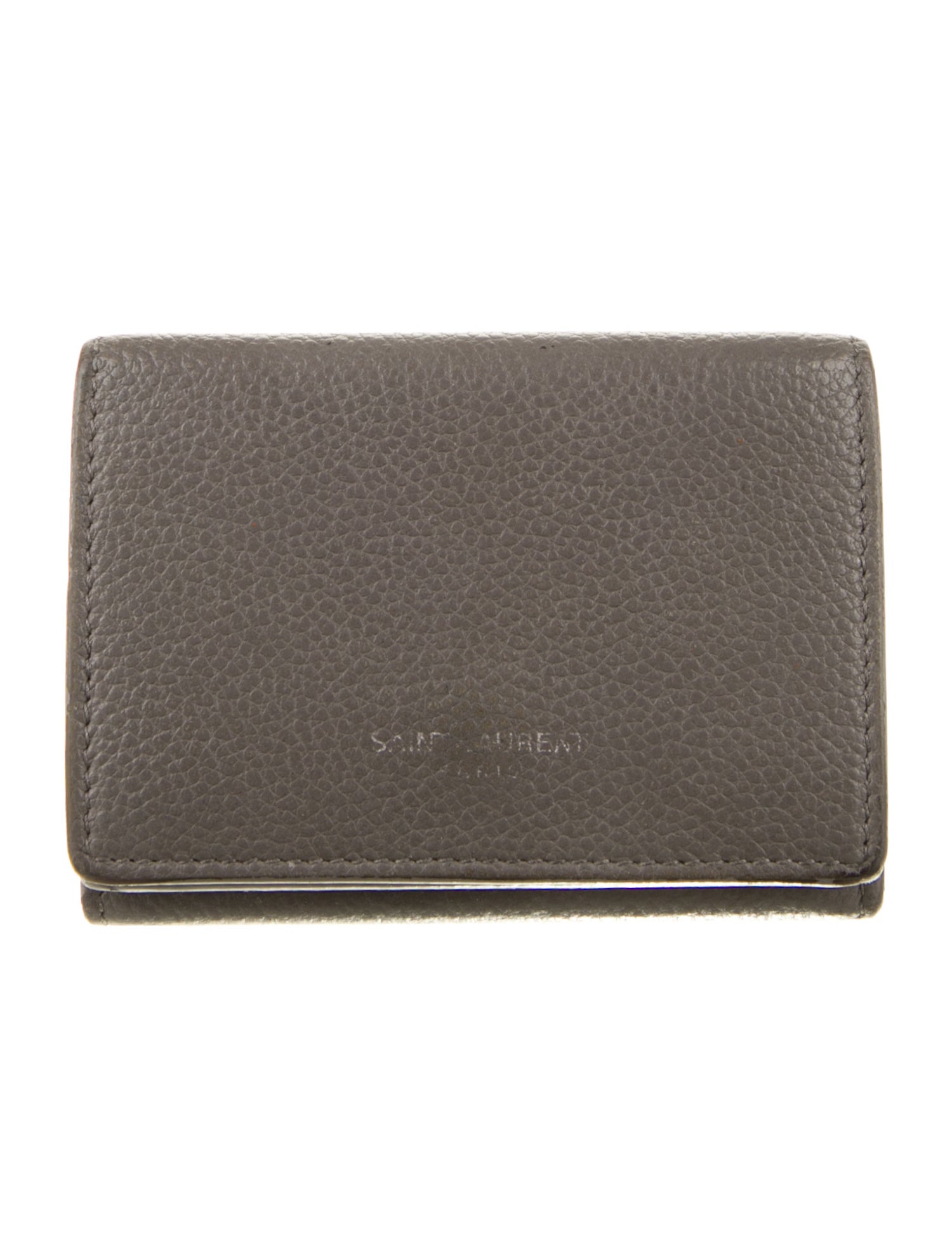 Saint Laurent Leather Card Holder