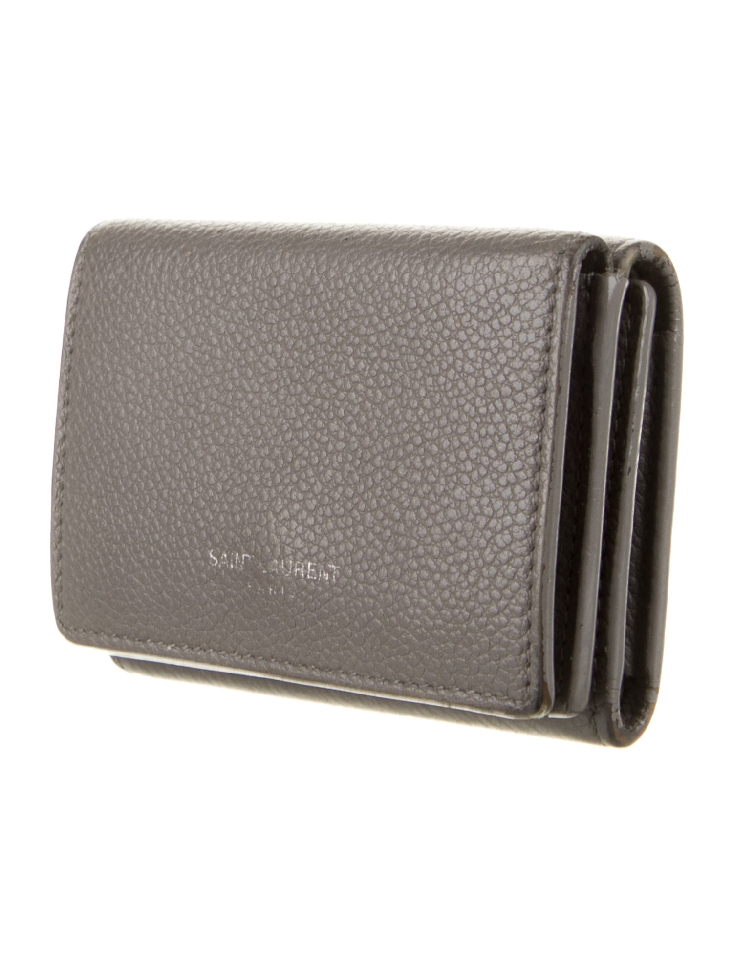 Saint Laurent Leather Card Holder