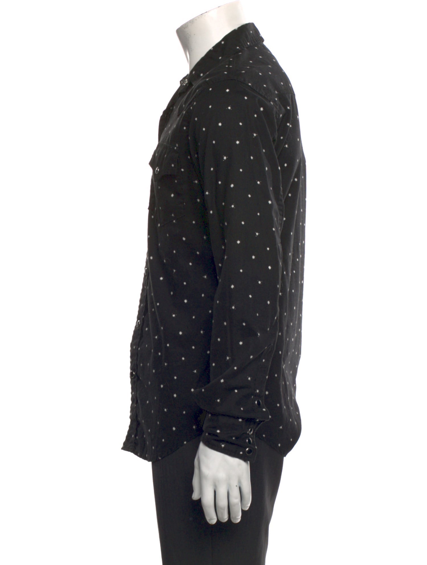 Saint Laurent 2015 Polka Dot Print Shirt