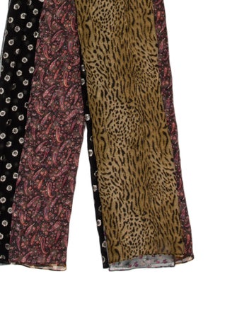 Saint Laurent Nylon Printed Scarf