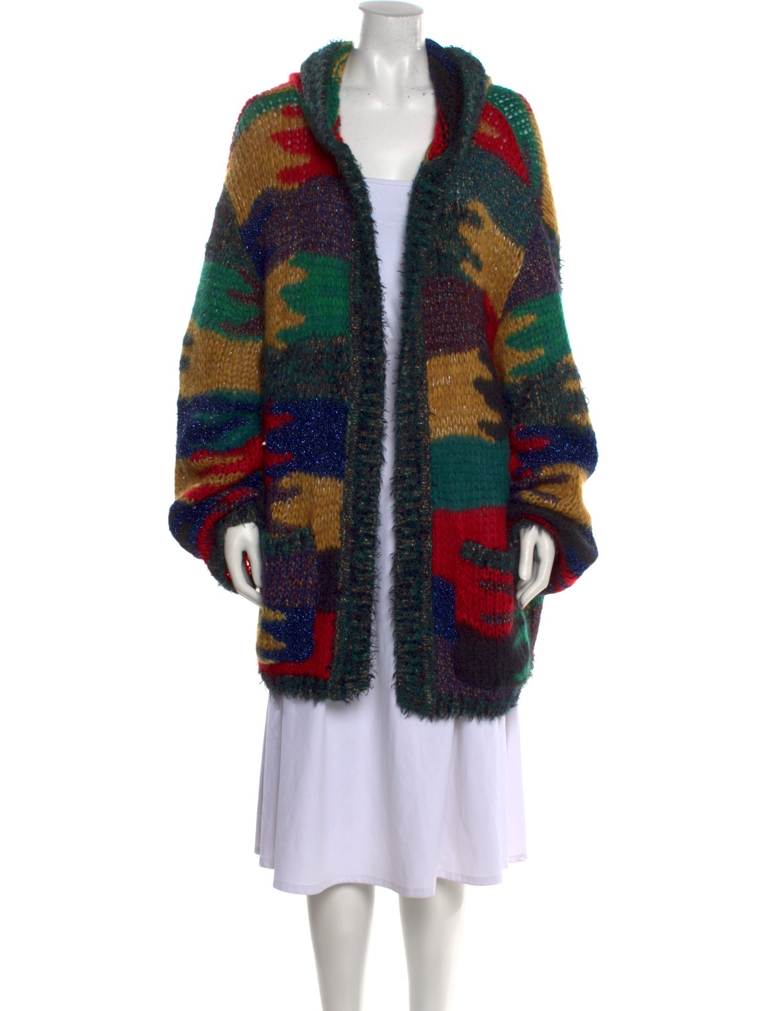 Saint Laurent Mohair Printed Sweater