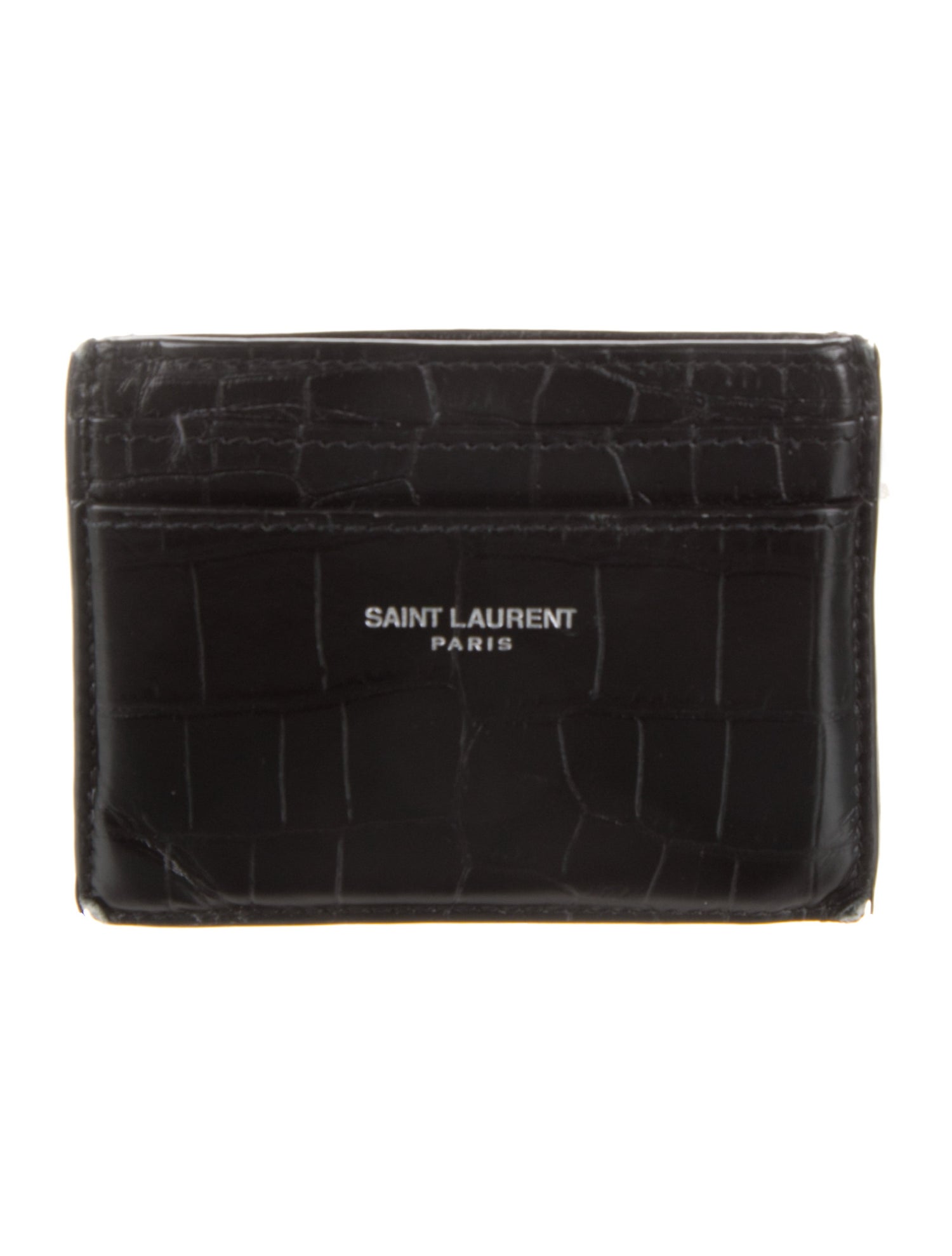 Saint Laurent 2024 Leather Card Holder