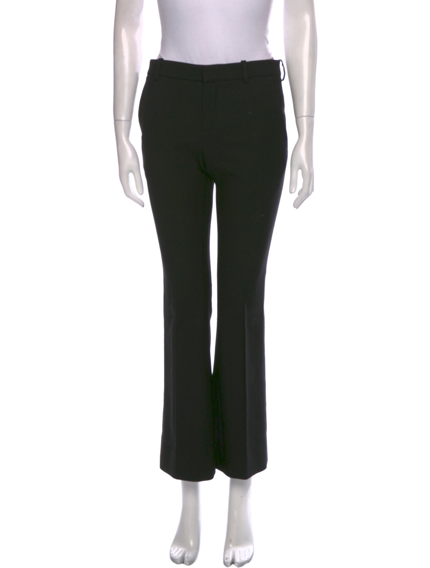 Saint Laurent Wool Straight Leg Pants