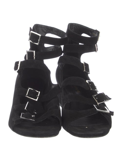 Saint Laurent Suede Gladiator Sandals