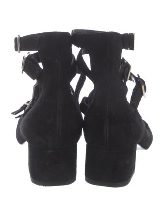 Saint Laurent Suede Gladiator Sandals