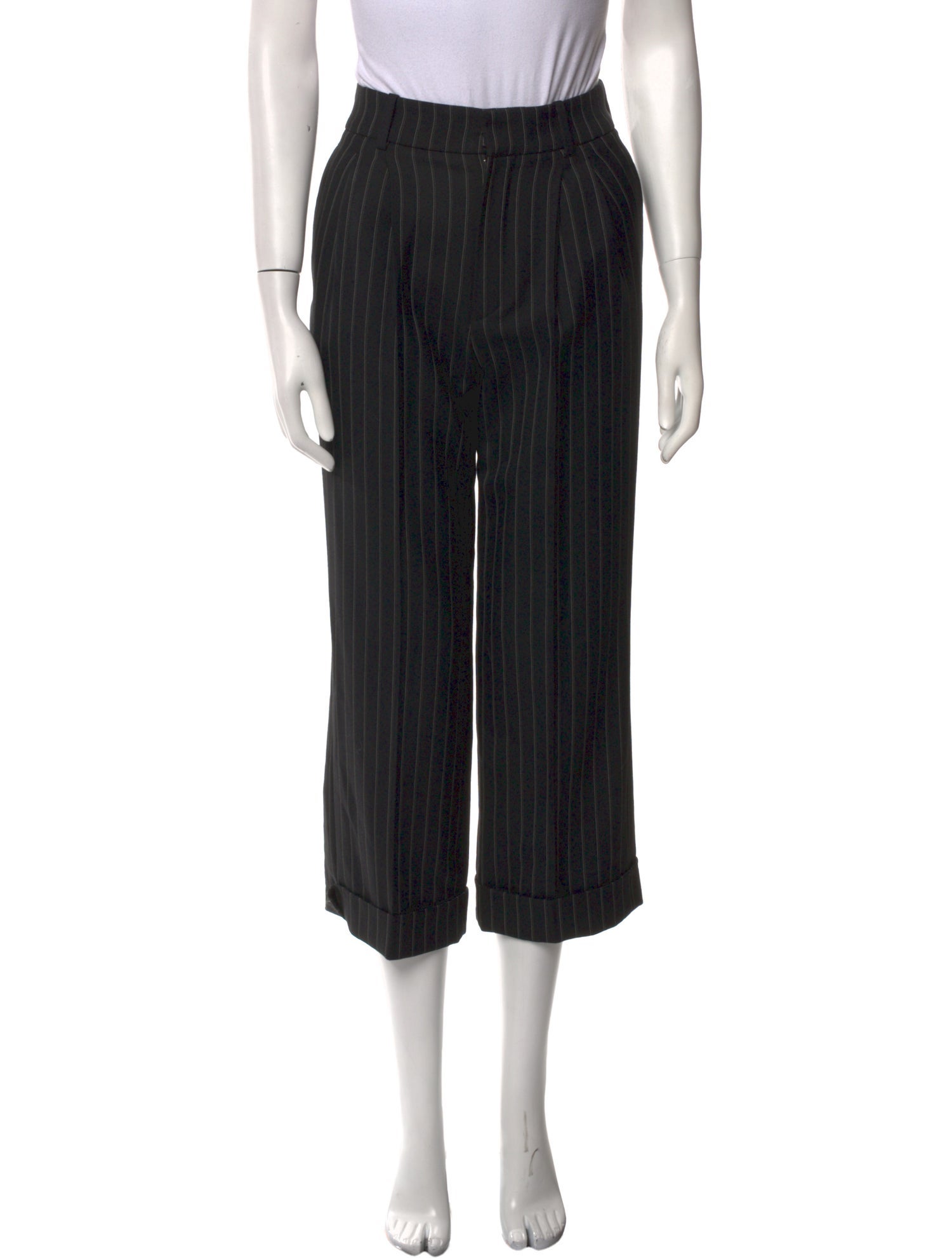 Saint Laurent Wool Wide Leg Pants