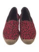 Saint Laurent Canvas Animal Print Espadrilles