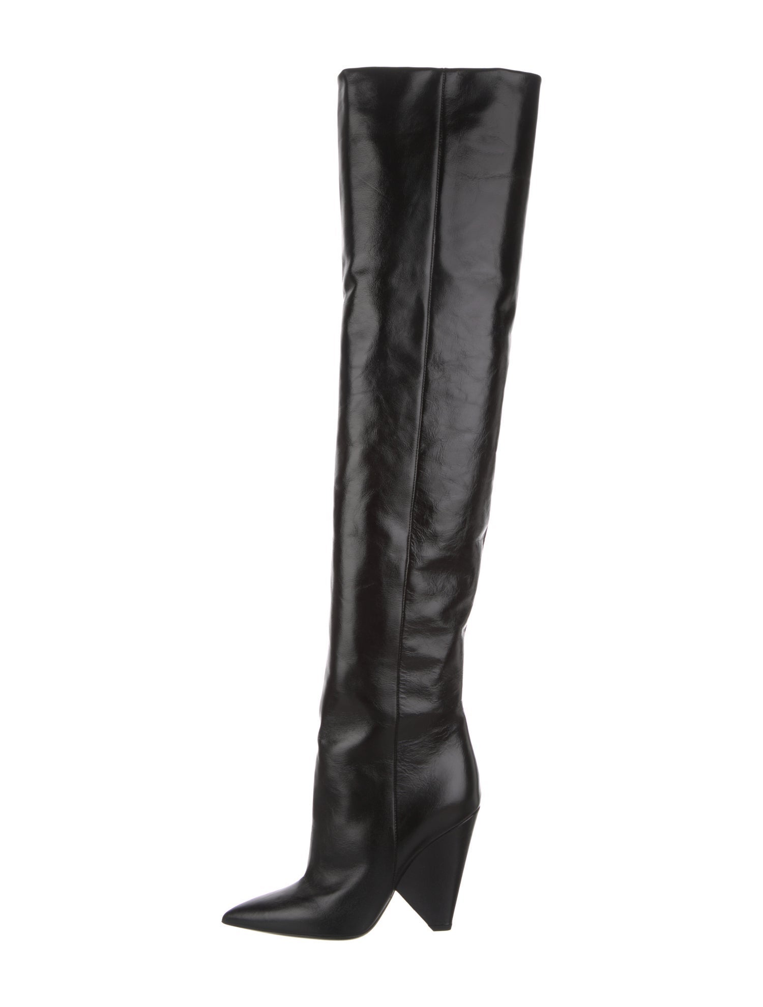 Saint Laurent Leather Boots w/ Tags