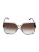Saint Laurent Oversize Gradient Sunglasses