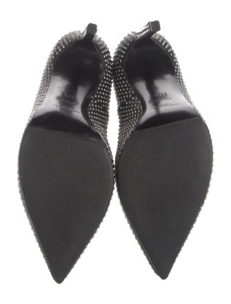 Saint Laurent Leather Studded Accents Pumps