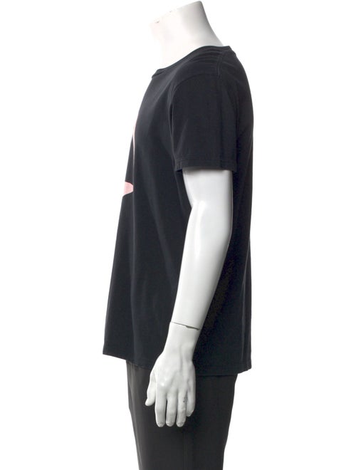 Saint Laurent Graphic Print Crew Neck T-Shirt