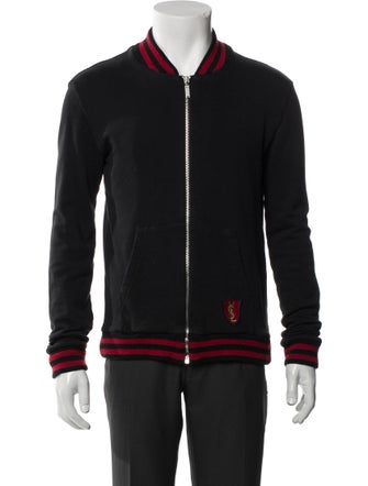 Saint Laurent 2017 Striped Bomber Jacket