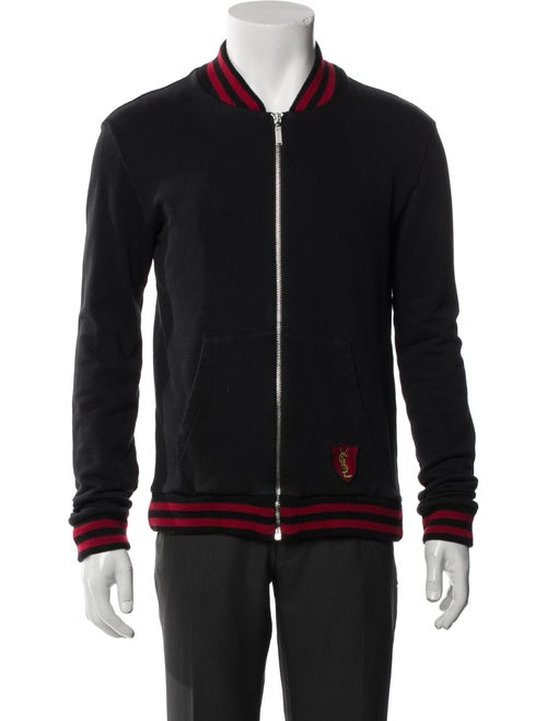 Saint Laurent 2017 Striped Bomber Jacket