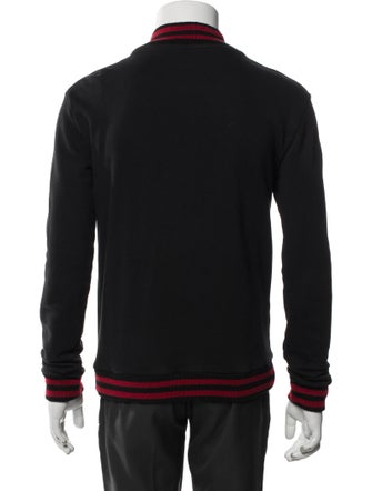 Saint Laurent 2017 Striped Bomber Jacket