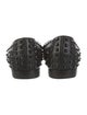 Saint Laurent Leather Studded Accents Ballet Flats