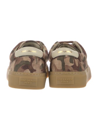 Saint Laurent Canvas Printed Sneakers