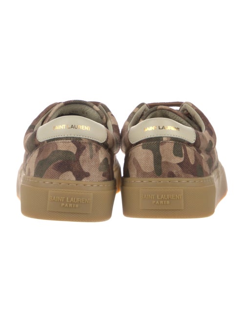 Saint Laurent Canvas Printed Sneakers