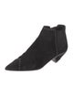 Saint Laurent Suede Studded Accents Chelsea Boots