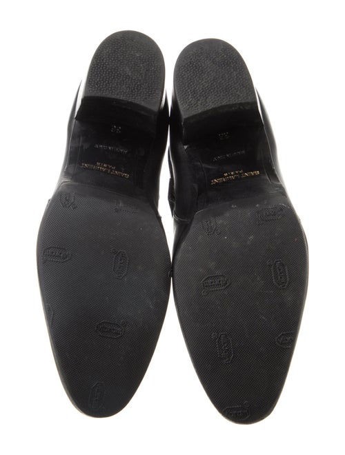 Saint Laurent Leather Moto Boots