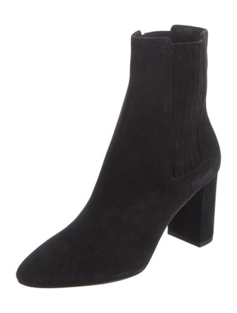Saint Laurent Suede Sock Boots