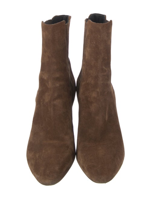 Saint Laurent Suede Chelsea Boots