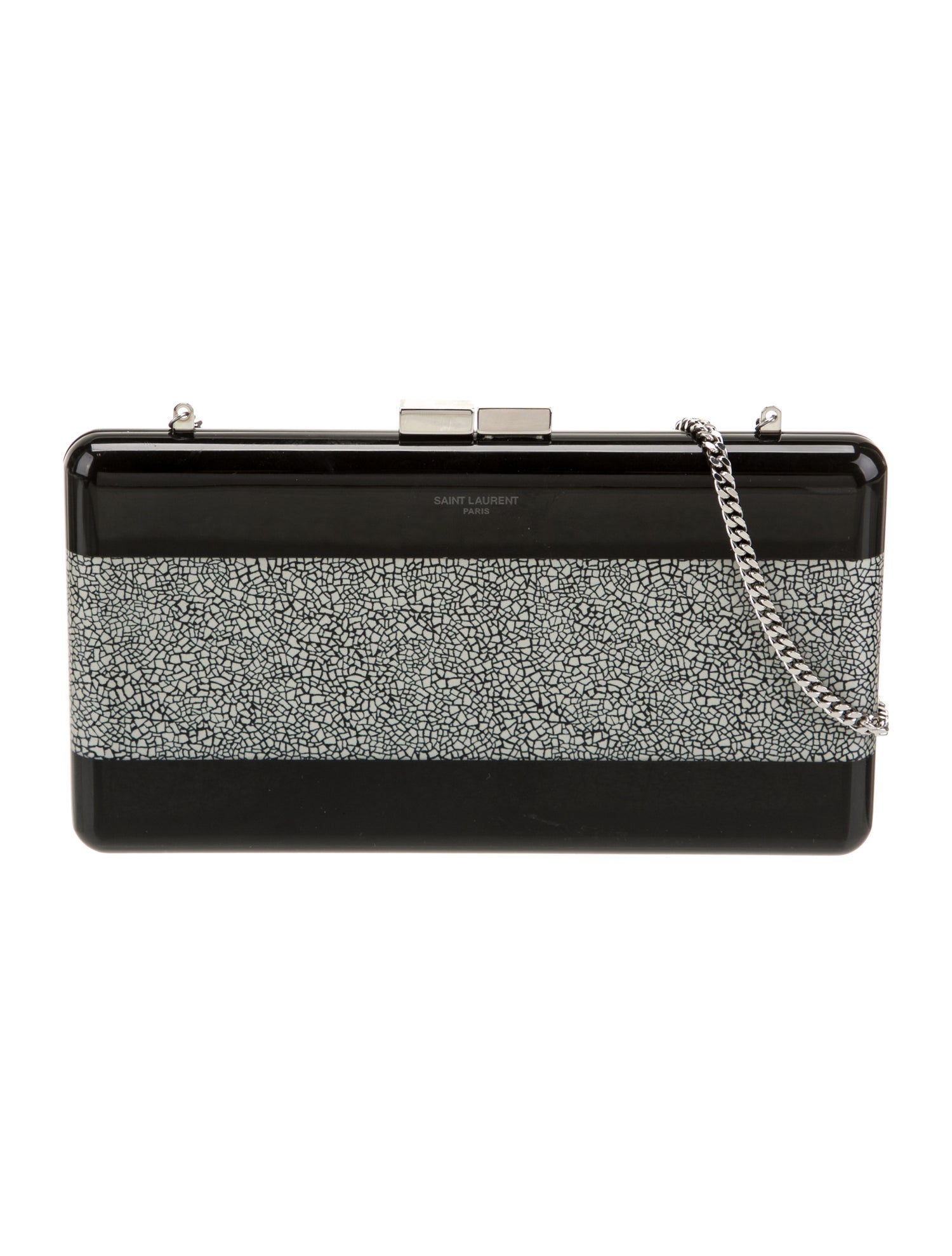 Saint Laurent Acrylic Minaudière 2022