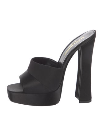 Saint Laurent Satin Slides