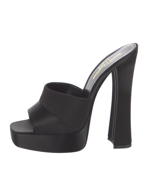 Saint Laurent Satin Slides