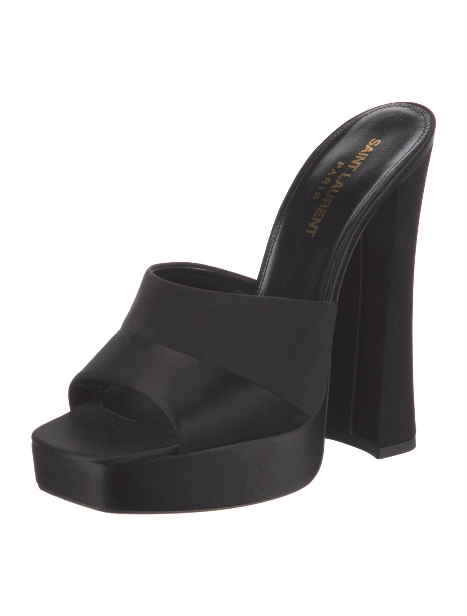 Saint Laurent Satin Slides
