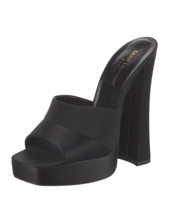 Saint Laurent Satin Slides