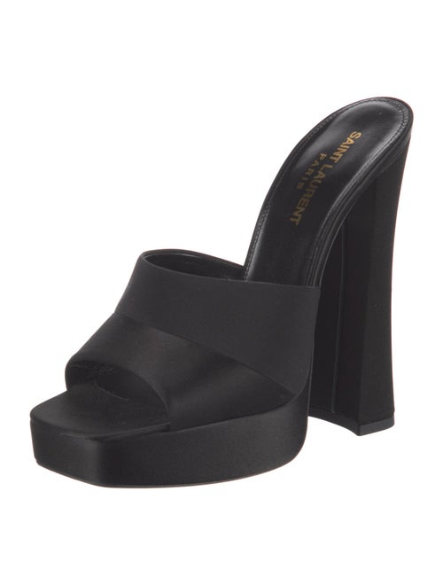 Saint Laurent Satin Slides