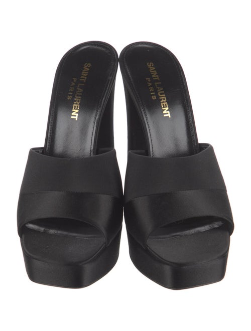 Saint Laurent Satin Slides