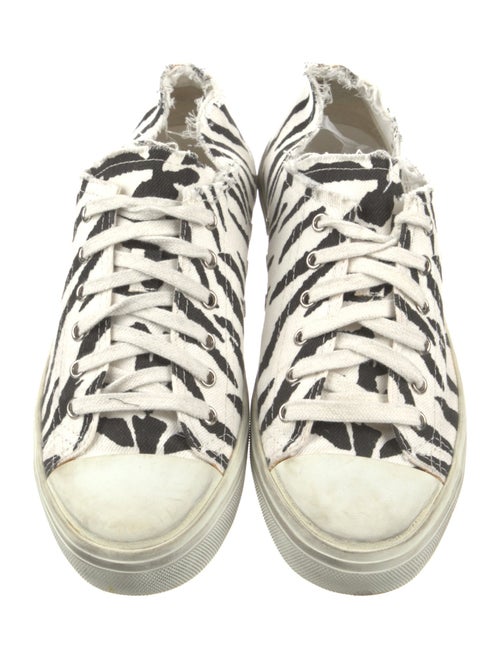 Saint Laurent Canvas Printed Sneakers