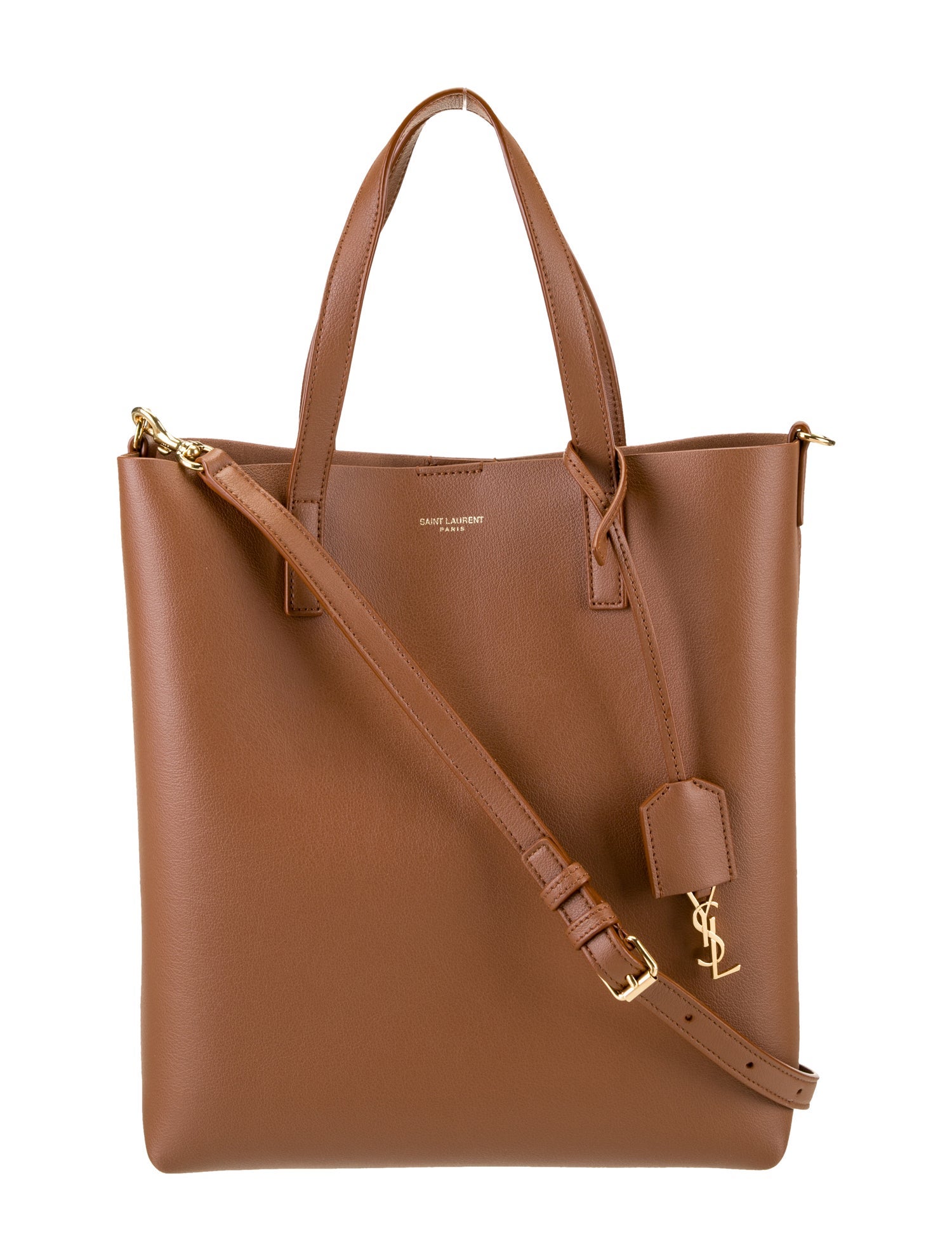 Saint Laurent Leather Y Cabas Toy 2024