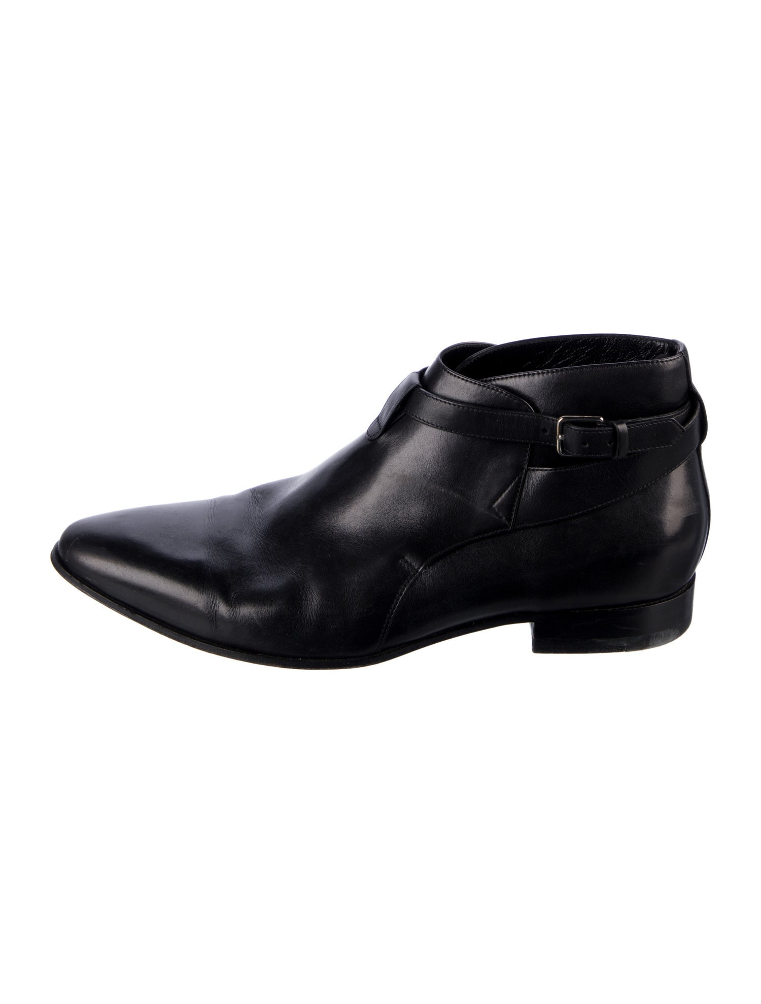 Saint Laurent Leather Monk Straps