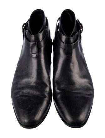 Saint Laurent Leather Monk Straps