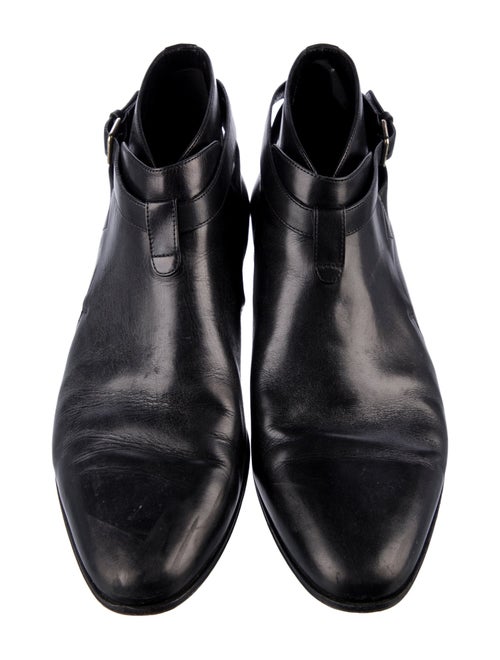 Saint Laurent Leather Monk Straps