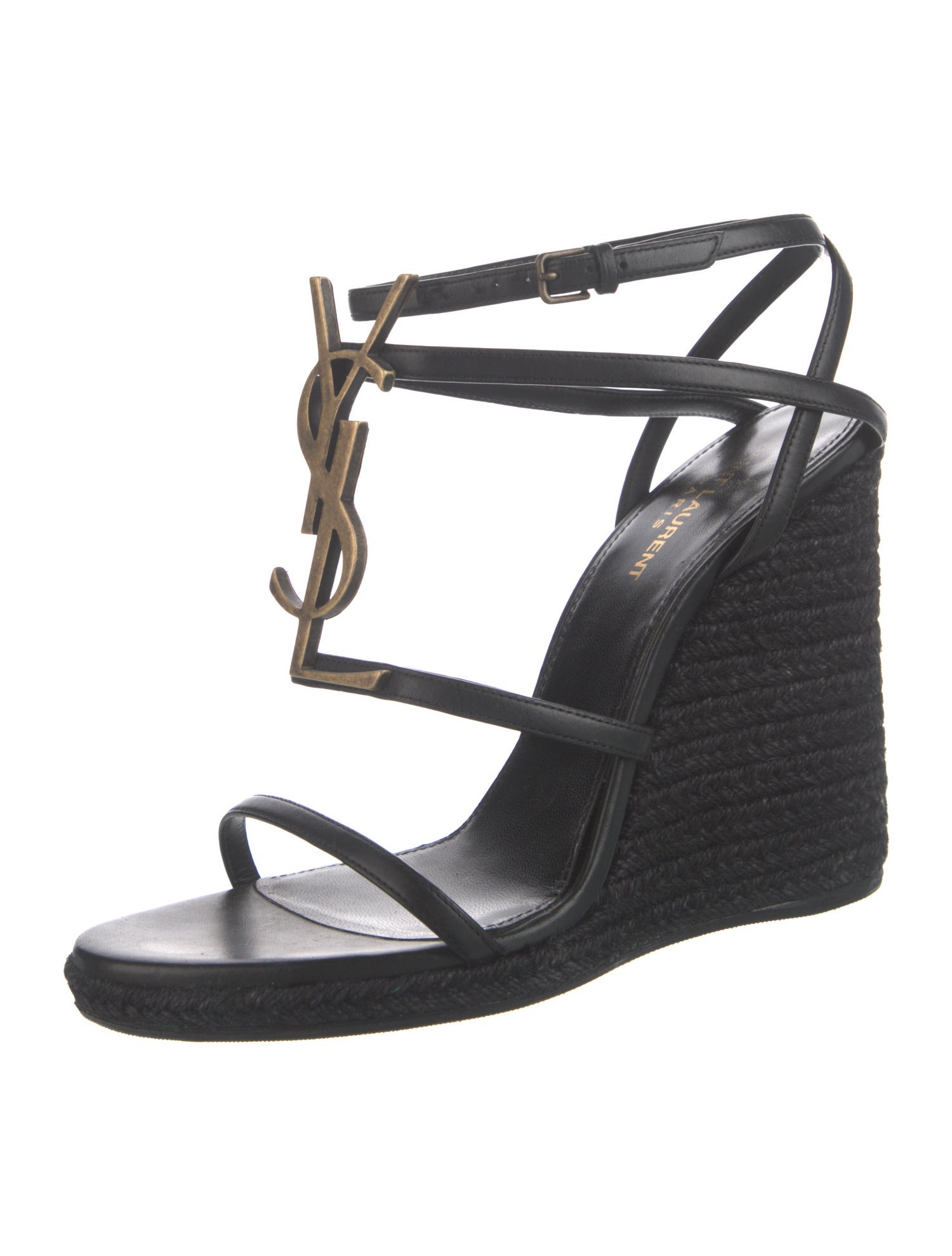 Saint Laurent Leather Espadrilles