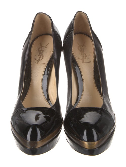 Yves Saint Laurent Rive Gauche Leather Pumps