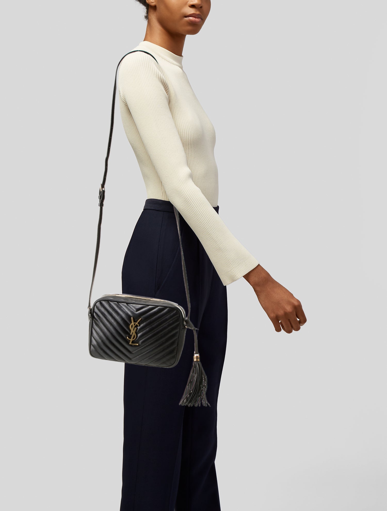 Saint Laurent Leather Lou Camera